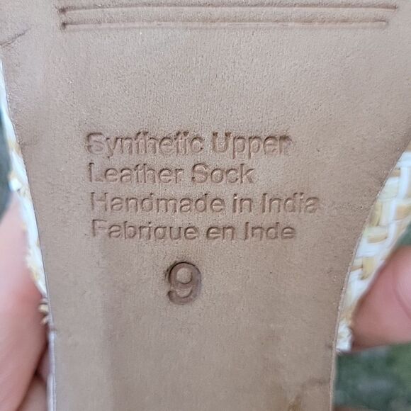 Jeffrey Campell Woven Block Heeled Sandals Size US 9 - Picture 9 of 10